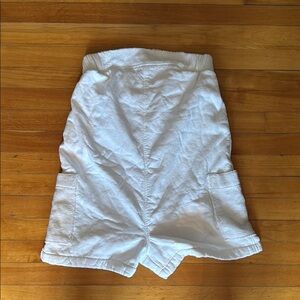 Lunya White Cargo Shorts Lightweight Relaxed Fit